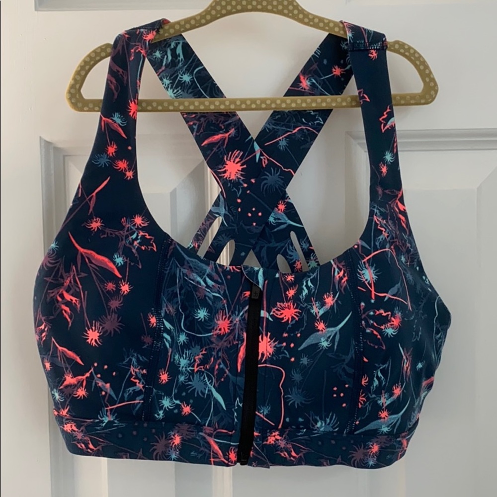 Sweaty betty sports zip sports bra size small